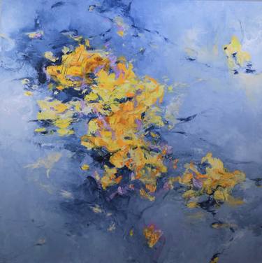 Original Abstract Expressionism Abstract Painting by Gaby Silva Bavio