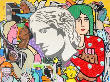 Original Contemporary People Paintings by Riccardo Matlakas