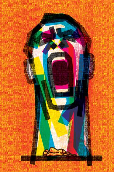 Original Figurative Men Mixed Media by Xto Christo Guelov