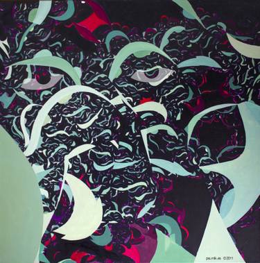 Original Conceptual Patterns Paintings by Pau Miquel