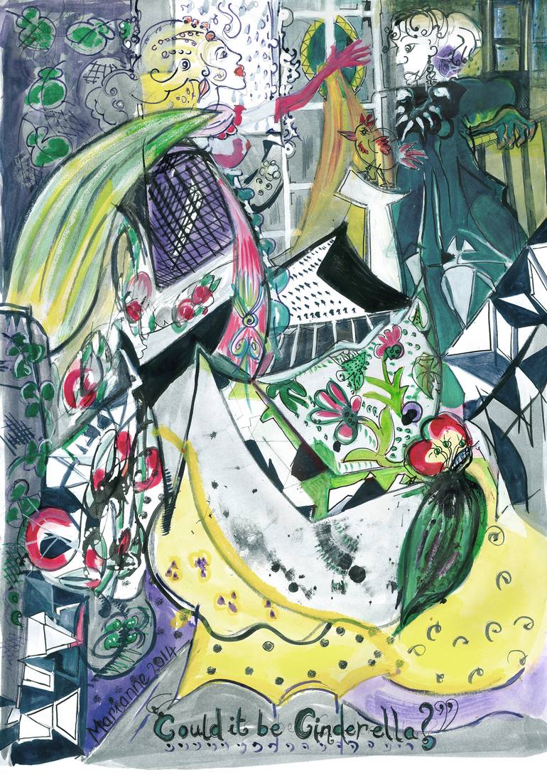 Print of Figurative Celebrity Paintings by Marianne Sturtridge
