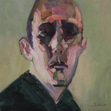 Original Abstract Expressionism People Painting by Steve Salo