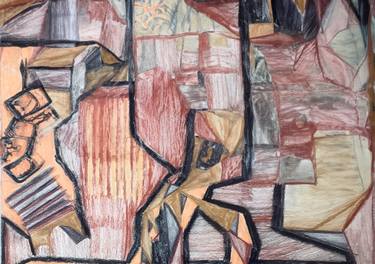 Original Artificial Intelligence Abstract Drawings by Helios Rossell