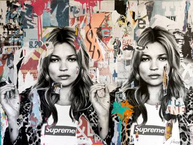 Original Street Art Pop Culture/Celebrity Mixed Media by Jim Hudek