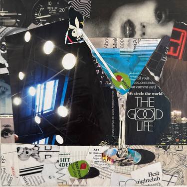 Original Abstract Food & Drink Collage by Jim Hudek