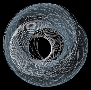 Original Abstract Architecture Digital by Leigh Nelson