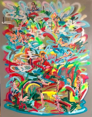 Original Contemporary Abstract Painting by Eduardo Escobar