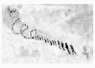 Original Conceptual Aerial Printmaking by Ana Castro Feijoo