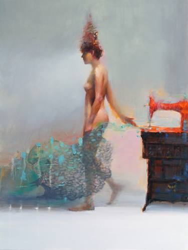 Original Conceptual Nude Paintings by Taeil Kim
