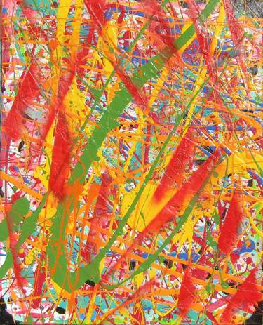 Original Abstract Expressionism Abstract Painting by James Steinmetz