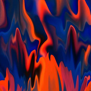 Original Art Deco Abstract Mixed Media by Mihaela Stancu