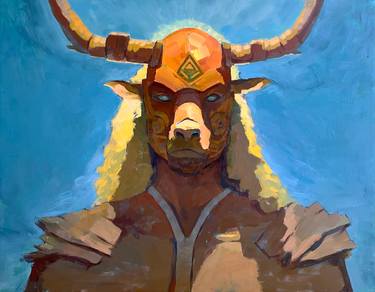 Original Figurative Fantasy Paintings by Karsten Hoop
