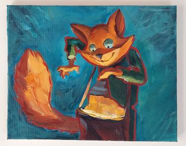 Original Realism Fantasy Painting by Karsten Hoop
