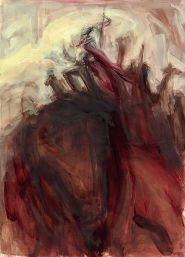 Original Figurative Classical Mythology Painting by Matthew Freel