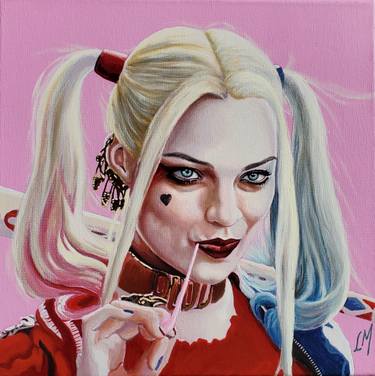 Original Portraiture Pop Culture/Celebrity Mixed Media by Leonardo Montoya