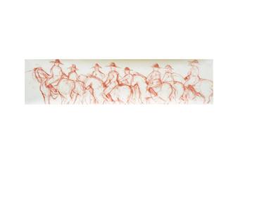 Original Expressionism Animal Drawing by Ival Stratford-Kovner