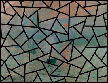Original Art Deco Seascape Digital by Moker X
