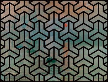 Original Art Deco Seascape Digital by Moker X