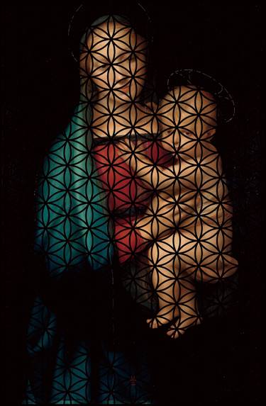 Original Art Deco Religion Digital by Moker X