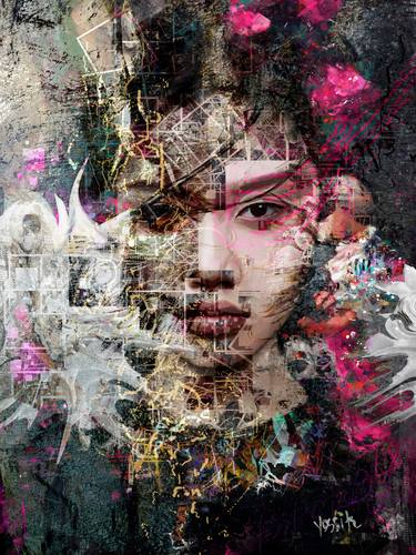 Original Abstract Expressionism Abstract Digital by Yossi Kotler
