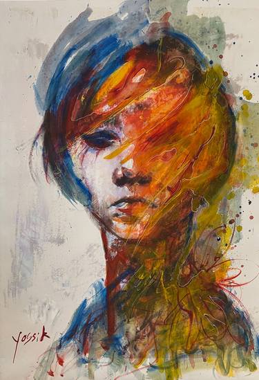 Original Conceptual Portrait Paintings by Yossi Kotler