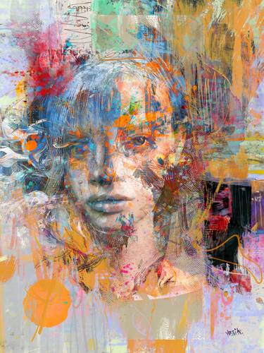 Original Digital Art Abstract Paintings by Yossi Kotler