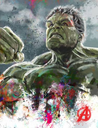 Original Conceptual Celebrity Mixed Media by Yossi Kotler