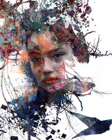 Original Abstract Expressionism People Paintings by Yossi Kotler