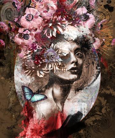 Original Abstract Expressionism Portrait Paintings by Yossi Kotler