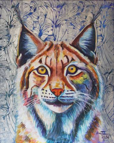 Original Expressionism Animal Painting by Urve Tonnus