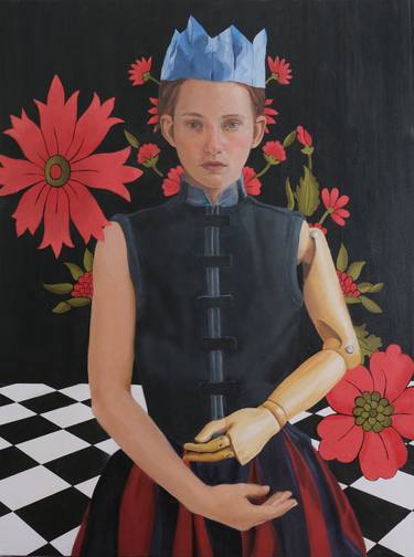 Original Figurative People Paintings by Christine Cousineau
