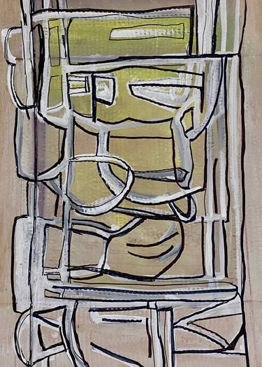 Original Abstract Expressionism World Culture Mixed Media by Patty Jo Beaton