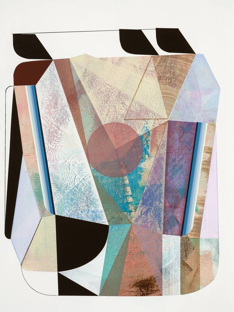 Print of Geometric Abstract Paintings by Alyson Khan