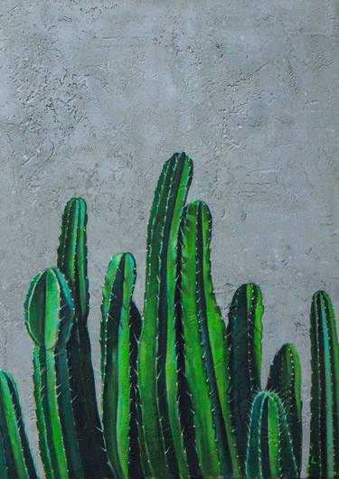 Original Contemporary Botanic Painting by Augustas Lopas