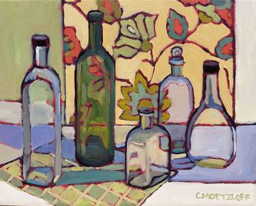 Original Contemporary Still Life Paintings by Catherine J Martzloff