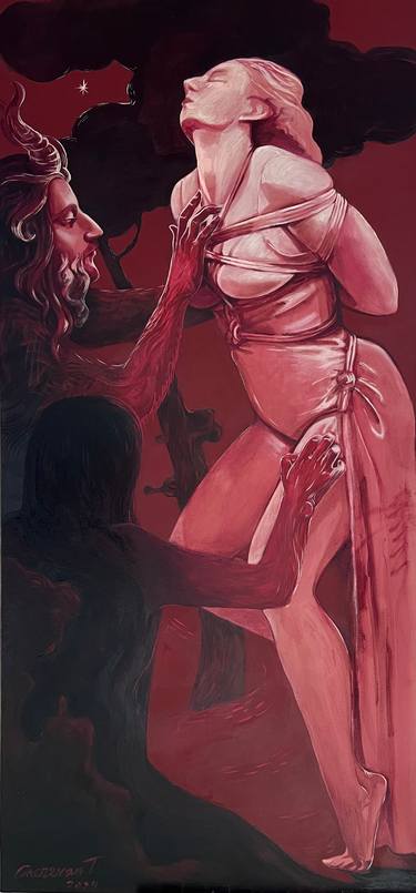 Original Figurative Body Painting by Tetiana Cherevan