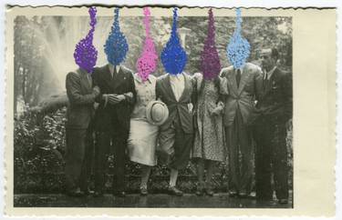 Original Conceptual Science Collage by Naomi Vona