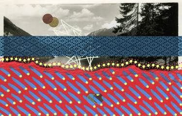 Original Abstract Nature Collage by Naomi Vona