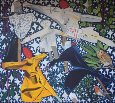 Original Abstract Expressionism Garden Paintings by Tina Jane Hatton-Gore