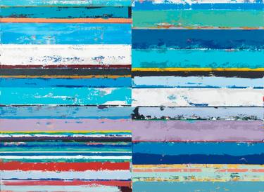 Original Pop Art Abstract Paintings by Adam Collier Noel