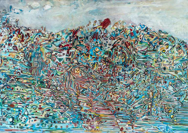 Original Abstract Expressionism Abstract Paintings by Zohar Cohen
