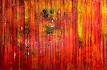 Original Abstract Expressionism Abstract Painting by Kris M