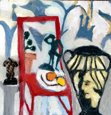 Original Abstract Still Life Paintings by Andrea Deschambeault