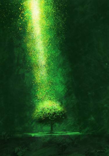 Original Impressionism Landscape Printmaking by Alessandro Piras