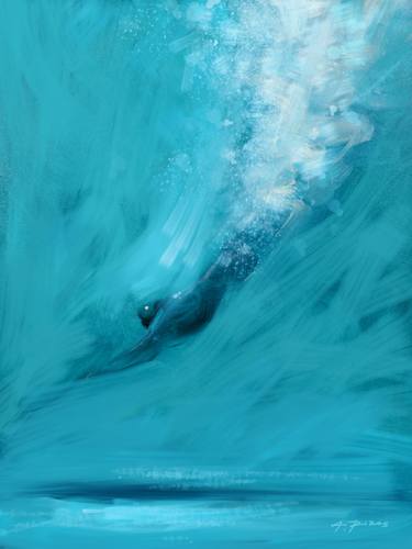 Original Figurative Water Printmaking by Alessandro Piras