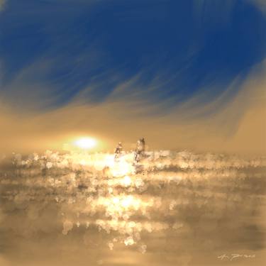 Original Figurative Seascape Printmaking by Alessandro Piras