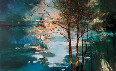 Original Contemporary Abstract Painting by Ewa Czarniecka