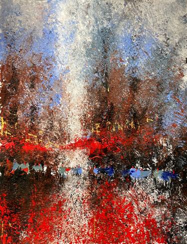 Original Impressionism Cities Painting by Nicolas Jolly