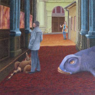 Original Surrealism Places Paintings by Joe Stavec