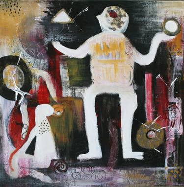 Original Abstract Painting by Gladys Jimenez
